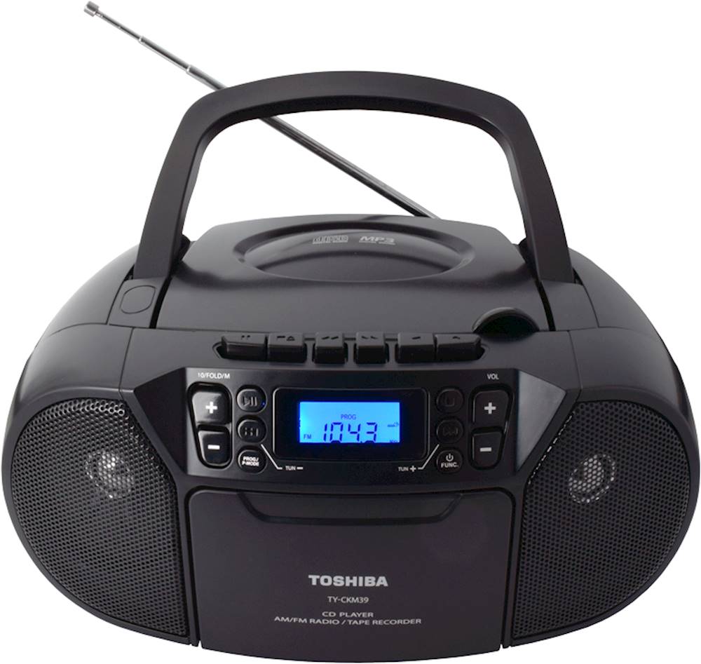 Radio CD-Player Tragbarer CD-Player Boombox USB FM-Radio Bluetooth MP3-Wiedergabe Kompatibel mit CD-R/CD-RW