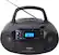 Alt View 11. Toshiba - CD-RW/CD-R/CD-DA Boombox with AM/FM Radio - Black.