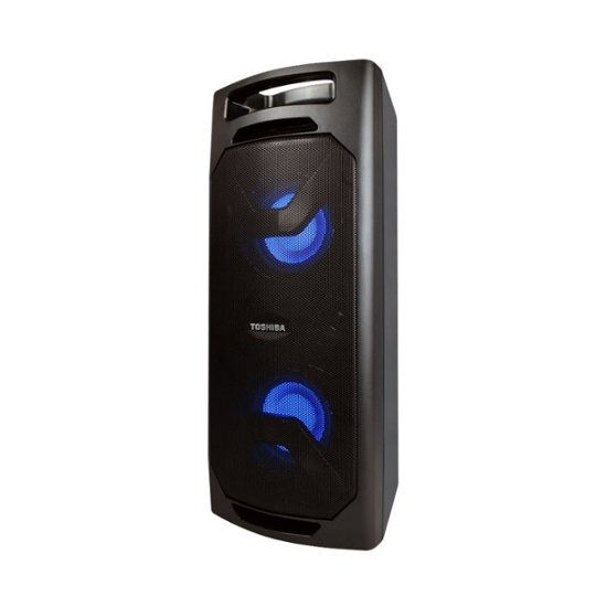 Toshiba – Powered Wireless Speaker (Each) – Black