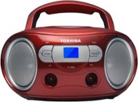 Toshiba CD-RW/CD-R/CD-DA Boombox with AM/FM Radio Black TY-CKM39 - Best Buy