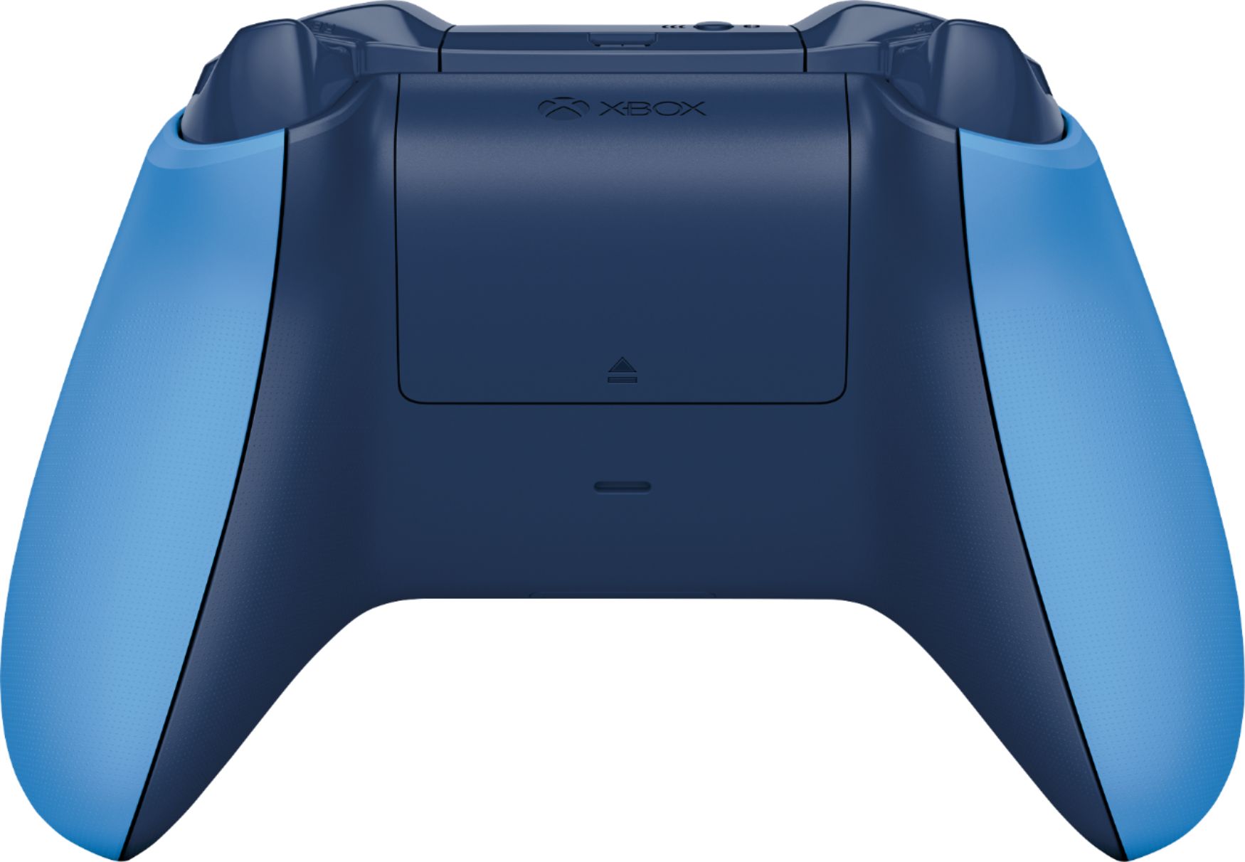 Back View: Microsoft - Geek Squad Certified Refurbished Wireless Controller for Xbox One and Windows 10 - Blue