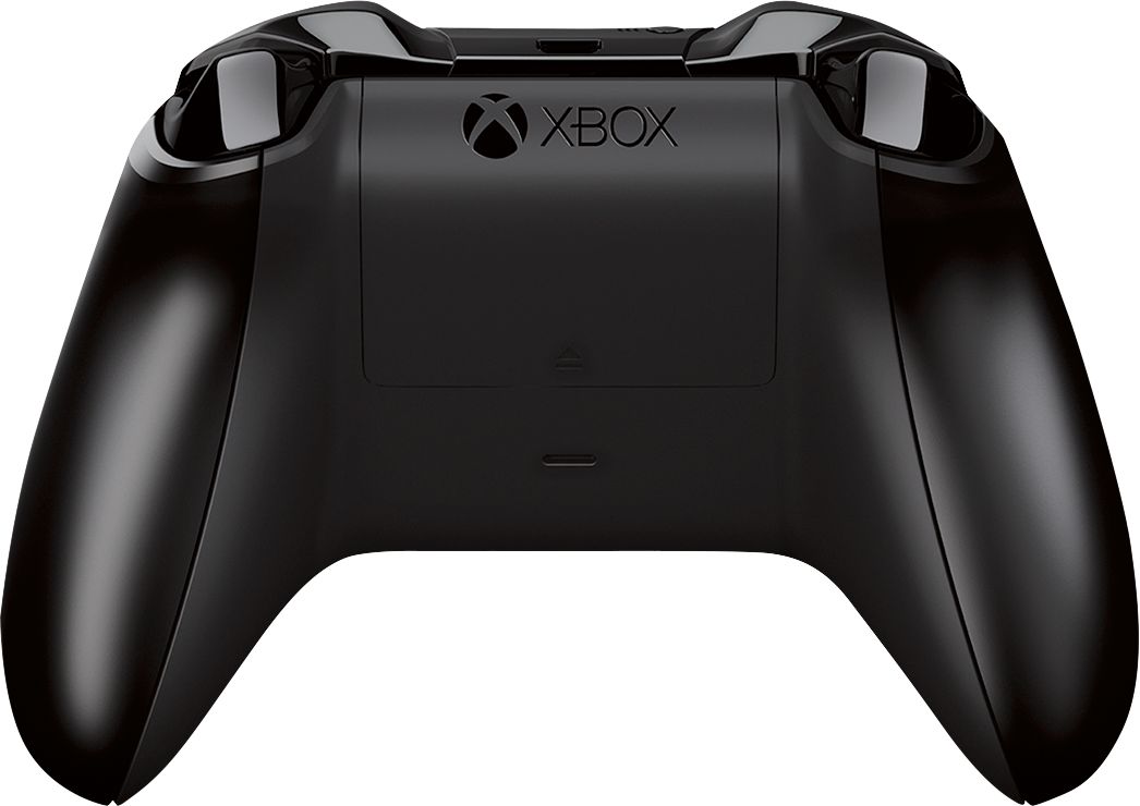 Back View: Microsoft - Geek Squad Certified Refurbished Wireless Controller for Xbox One - Black