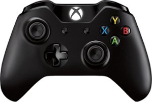 Microsoft - Geek Squad Certified Refurbished Wireless Controller for Xbox One - Black - Front_Zoom
