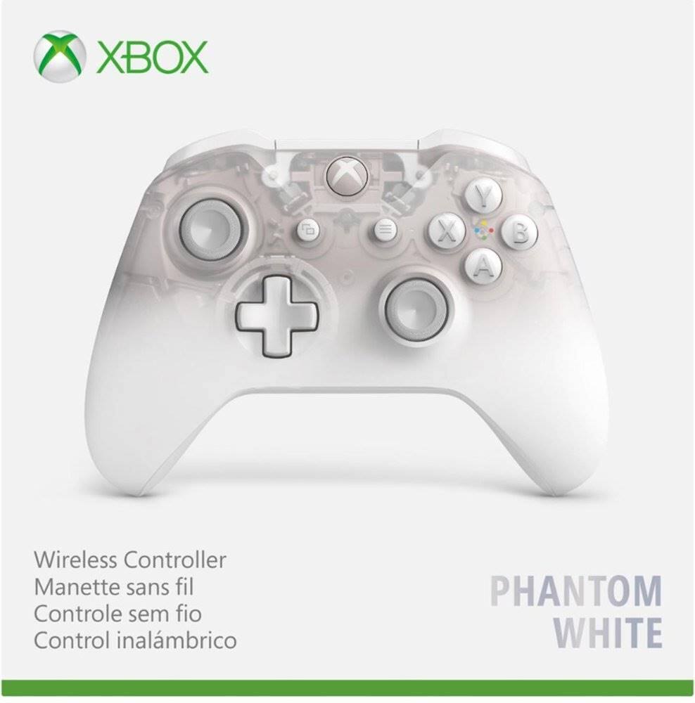 Alt View 11. Microsoft - Geek Squad Certified Refurbished Special Edition Wireless Controller for Xbox One and Windows 10 - Phantom White.