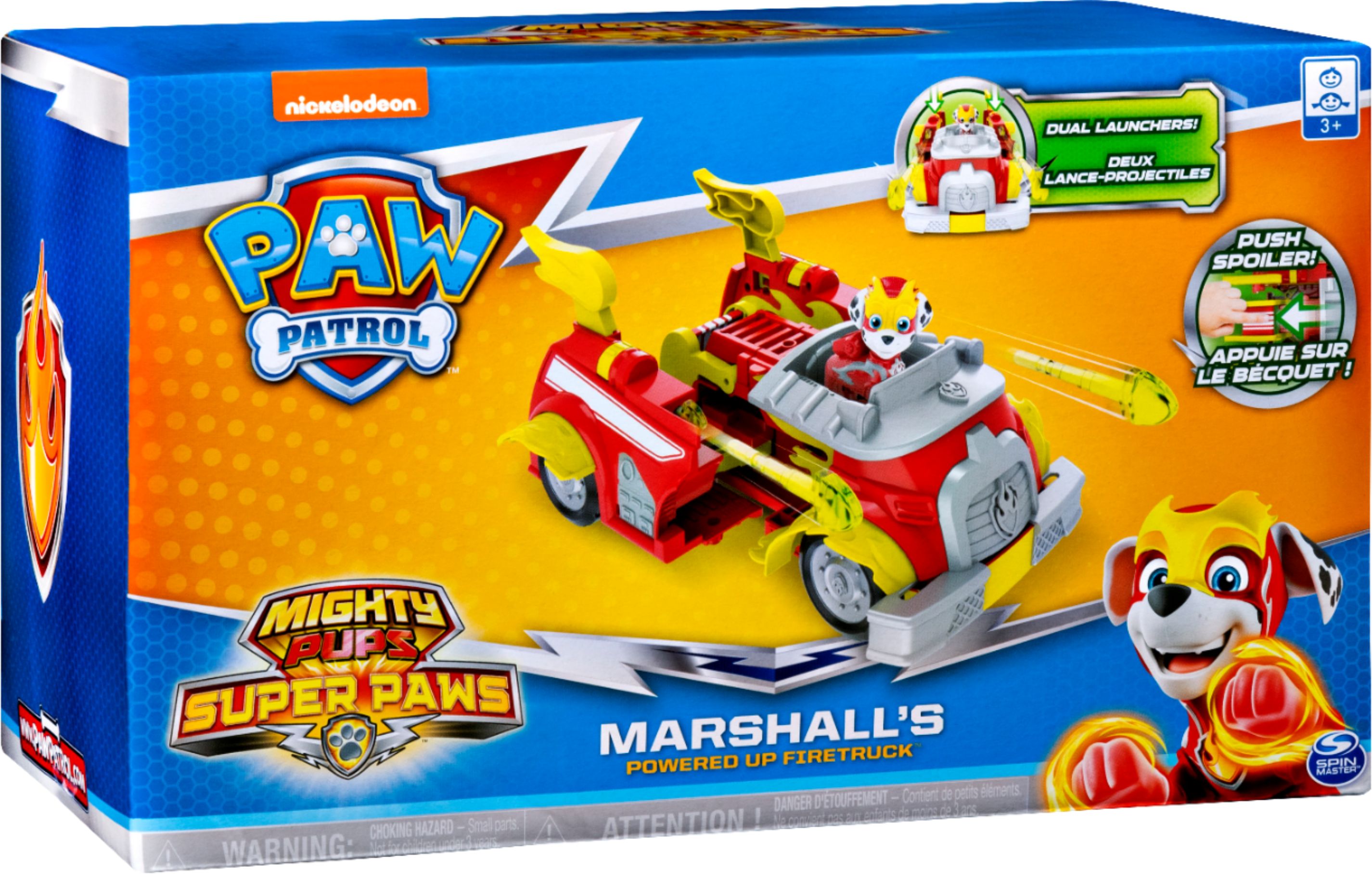 Nickelodeon Paw Patrol Marshalls Powered up Fire Truck Mighty Pups Super Paws for sale online