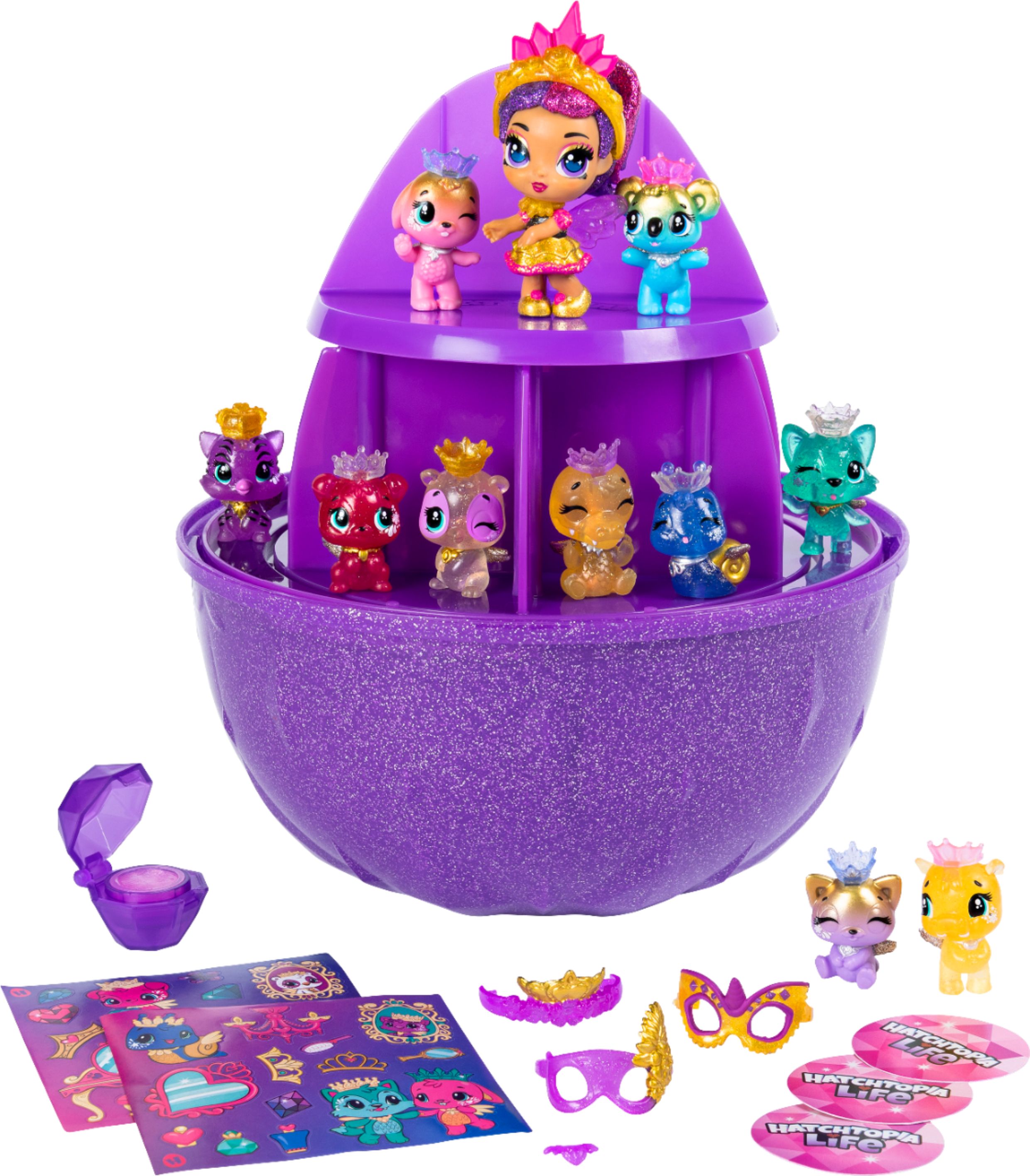 Hatchimals Surprise Egg Purple/Teal and Purple/Pink 6037094 - Best Buy