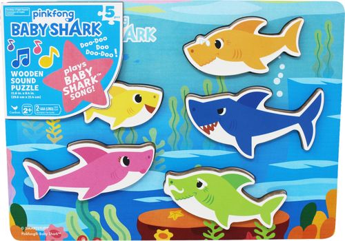 Spin Master - Baby Shark Wooden Sound Puzzle was $14.99 now $10.99 (27.0% off)