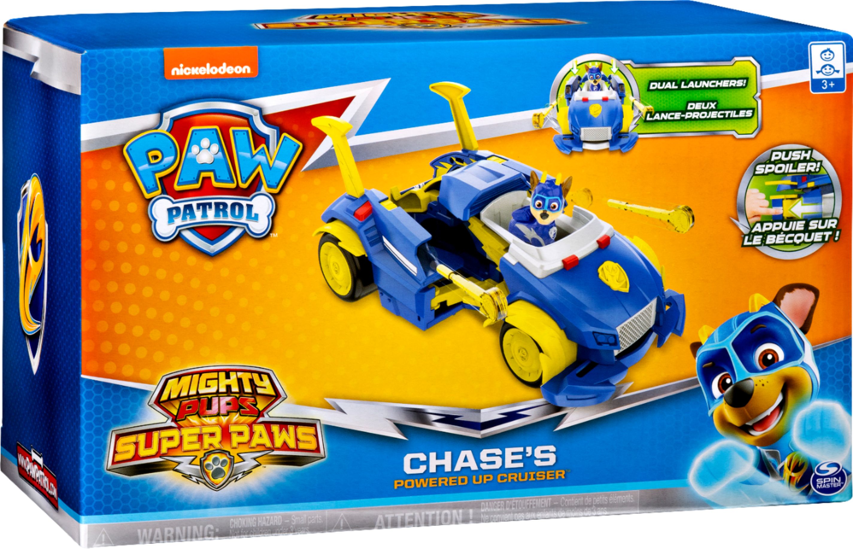 lugt Loaded varme Best Buy: Paw Patrol Mighty Pups Super Paw Chase's Powered Up Cruiser  Multicolor 6054868