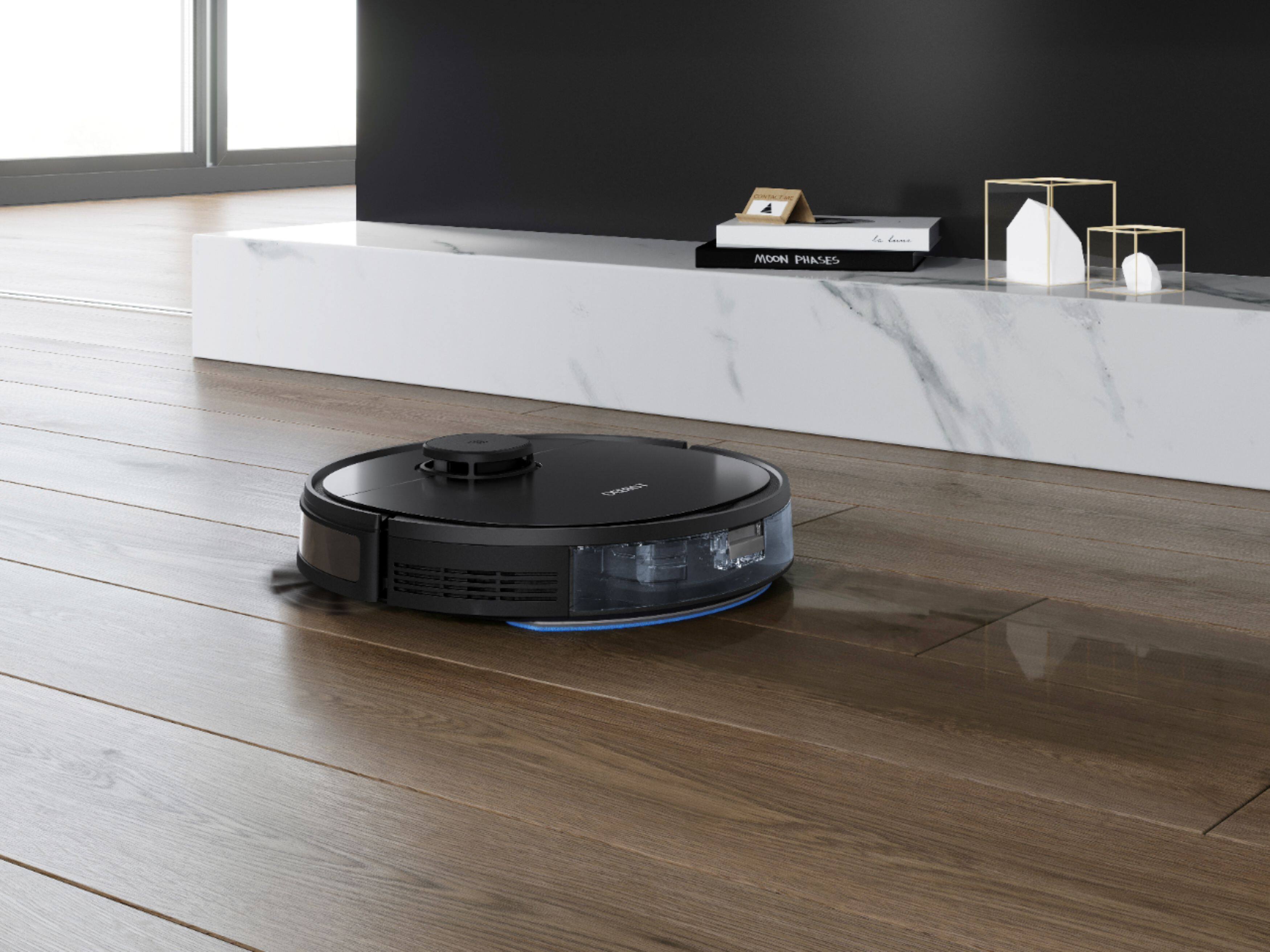 Alt View 14. ECOVACS Robotics - DEEBOT OZMO 950 Wi-Fi Connected Robot Vacuum & Mop - Black.