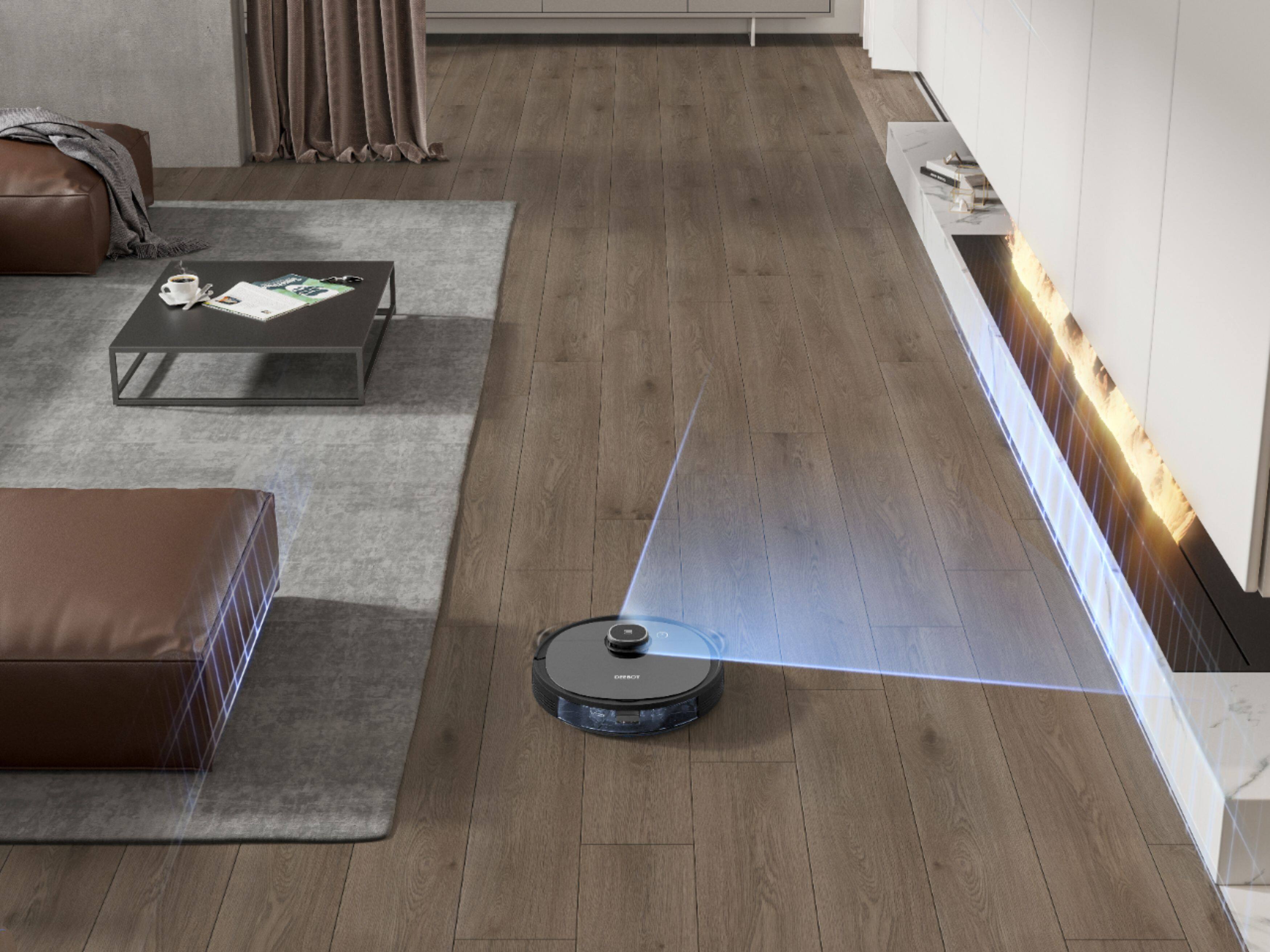 Alt View 16. ECOVACS Robotics - DEEBOT OZMO 950 Wi-Fi Connected Robot Vacuum & Mop - Black.