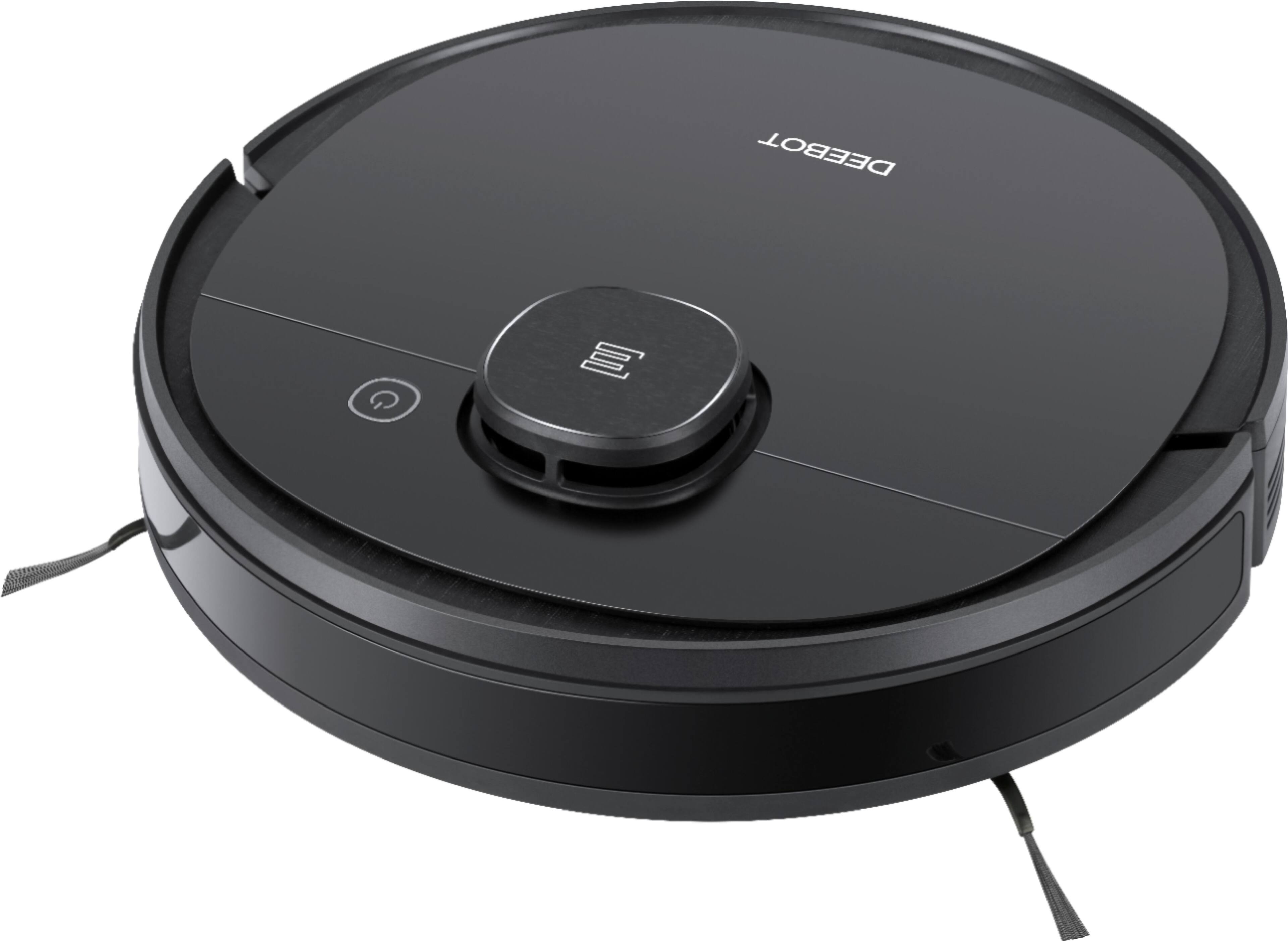 Left. ECOVACS Robotics - DEEBOT OZMO 950 Wi-Fi Connected Robot Vacuum & Mop - Black.
