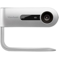 ViewSonic - M1+ WVGA Wireless Smart DLP Projector - Black/Silver - Front_Zoom