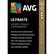 Front. AVG - Ultimate (5 Devices) (1-Year Subscription).