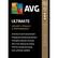 Front. AVG - Ultimate (10 Devices) (1-Year Subscription).