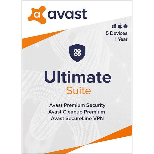 AVG Ultimate Suite (5 Devices) (1-Year Subscription) - Android|Mac|Windows|iOS [Digital] was $69.99 now $11.99 (83.0% off)