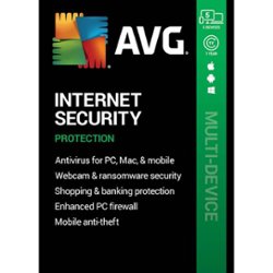 AVG - Internet Security (5 Devices) (1-Year Subscription) - Android, Mac OS, Windows [Digital] - Front_Zoom