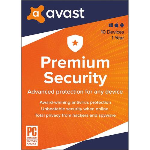 AVG Premium Security (10 Devices) (1-Year Subscription) - Android, Mac, Windows, iOS [Digital]