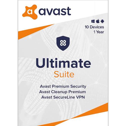 AVG - Ultimate Suite (10 Devices) (1-Year Subscription) - Android, Mac, Windows, iOS [Digital]