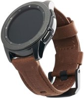 UAG - Leather Watch Band for Samsung Galaxy Watch Series 42mm - Brown - Angle_Zoom