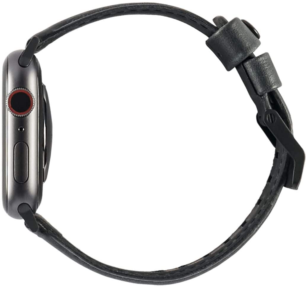 Best Buy UAG Leather Watch Band for Apple Watch™ 42mm and 44mm Black
