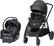 Front. Maxi-Cosi - Zelia 5-in-1 Modular Travel System - Nomad Black.