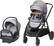 Front. Maxi-Cosi - Zelia 5-in-1 Modular Travel System - Nomad Gray.