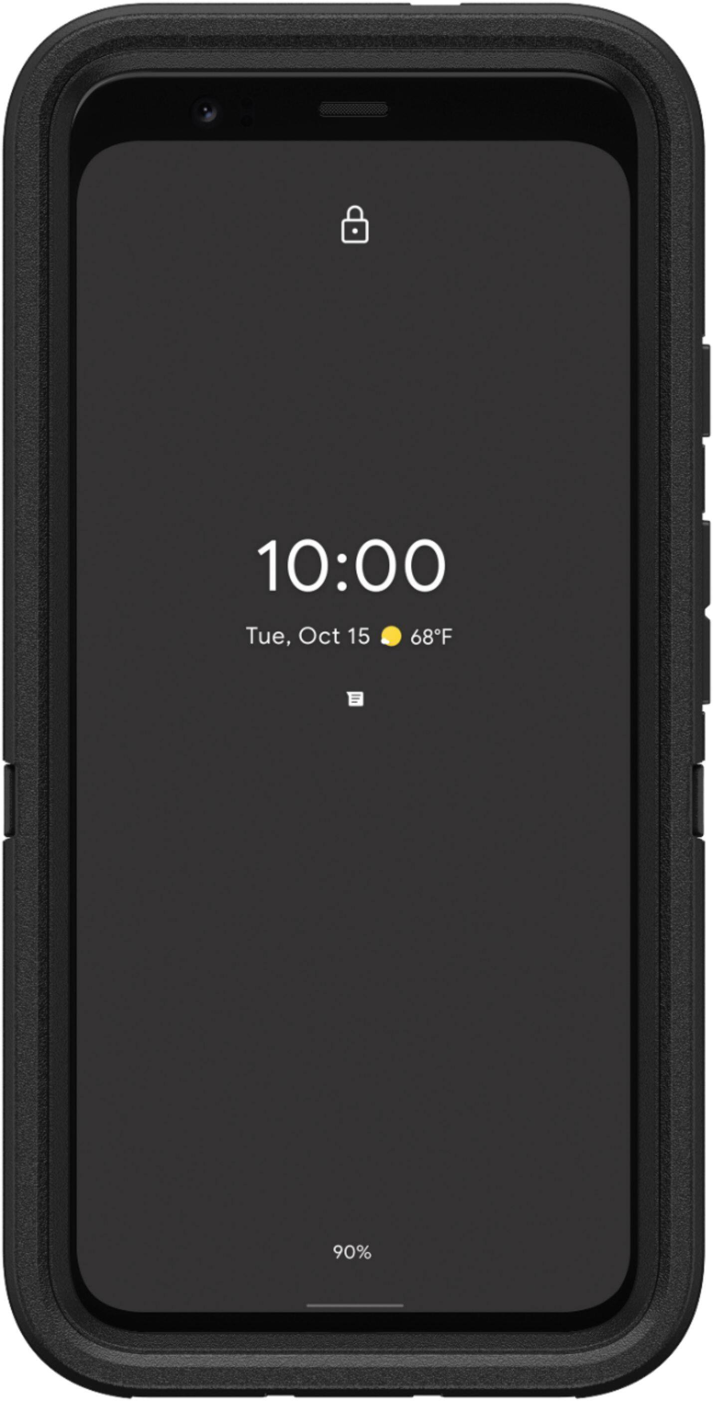Alt View 1. OtterBox - Defender Series Case for Google Pixel 4 - Black.