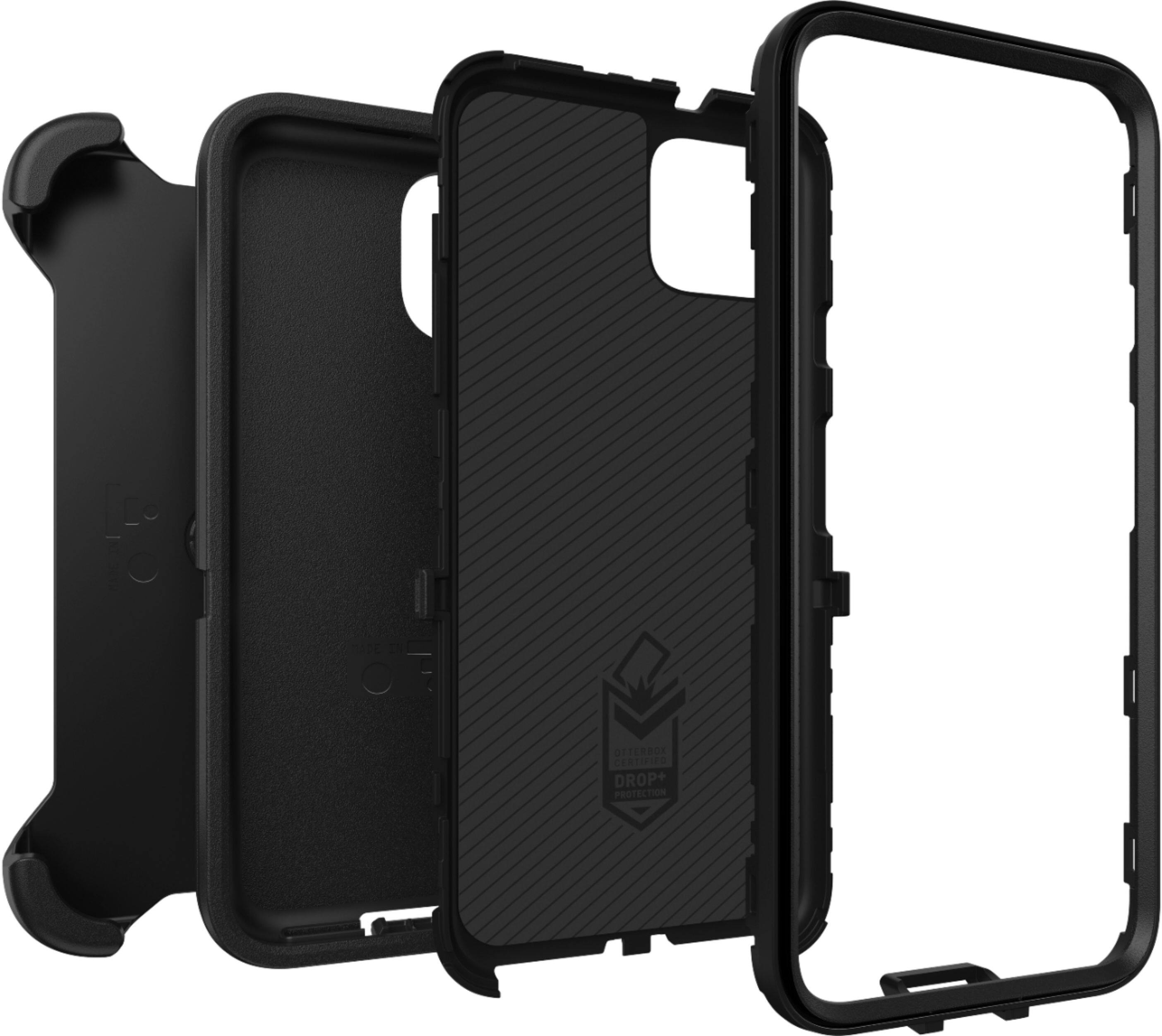 Alt View 21. OtterBox - Defender Series Case for Google Pixel 4 - Black.