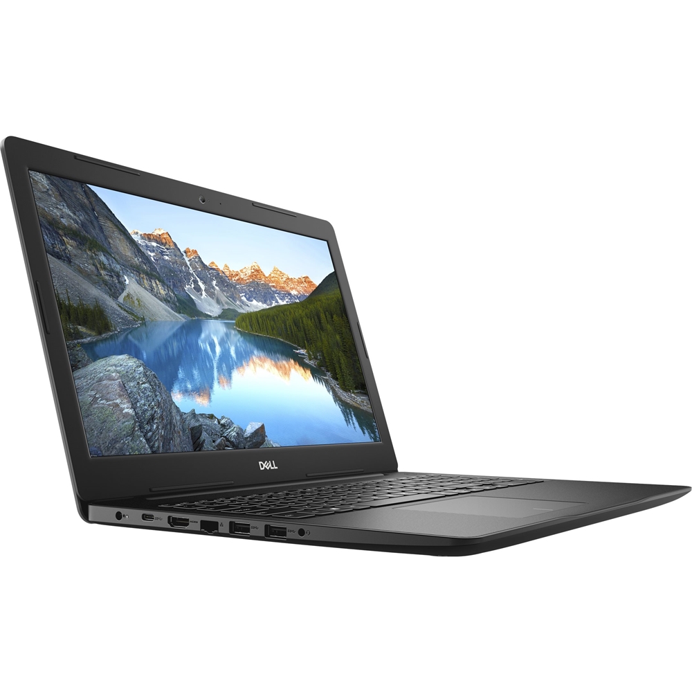 Left View: Dell - Inspiron 15.6" Laptop - Intel Core i7 - 8GB Memory - 1TB HDD - Black