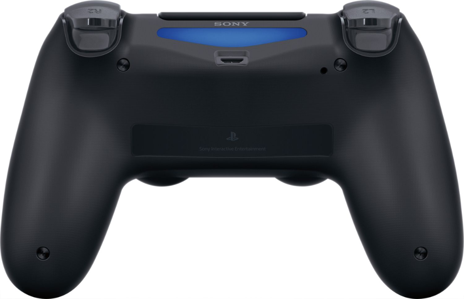 Back View: Sony - Geek Squad Certified Refurbished DualShock 4 Wireless Controller for PlayStation 4 - Jet Black