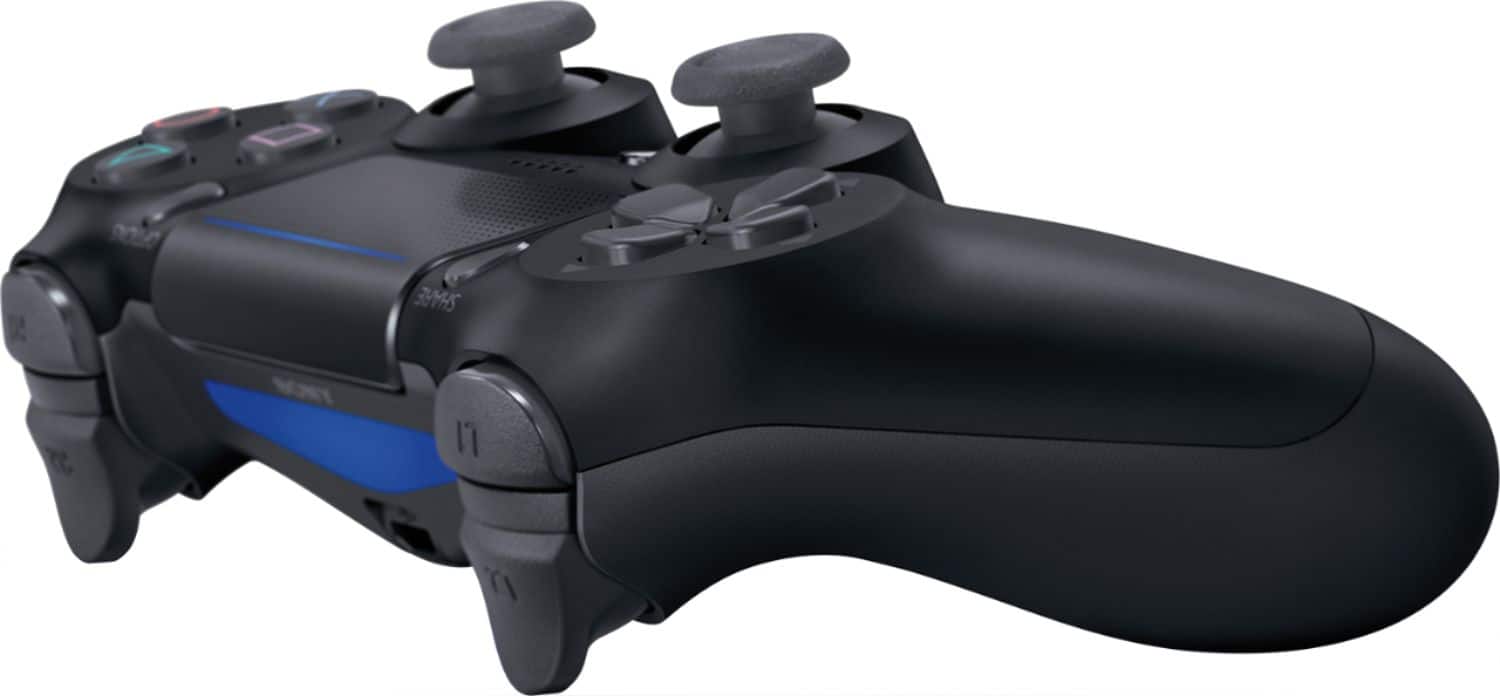 Alt View 11. Sony - Geek Squad Certified Refurbished DualShock 4 Wireless Controller for PlayStation 4 - Jet Black.