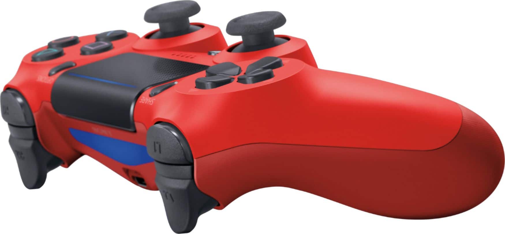Alt View 11. Sony - Geek Squad Certified Refurbished DualShock 4 Wireless Controller for PlayStation 4 - Magma Red.