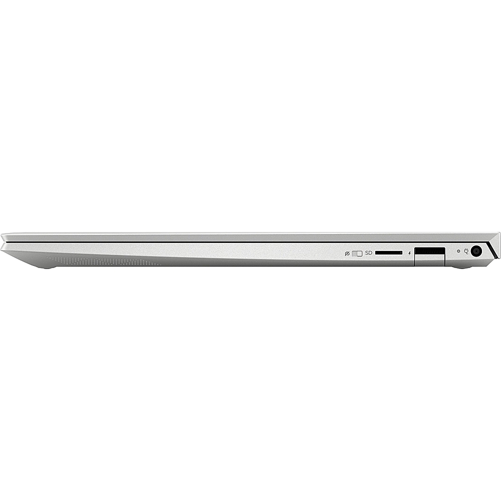 Angle View: HP - Envy 13.3" Touch-Screen Laptop - Intel Core i7 - 8GB Memory - 512GB SSD - Natural Silver, Sandblasted Anodized Finish