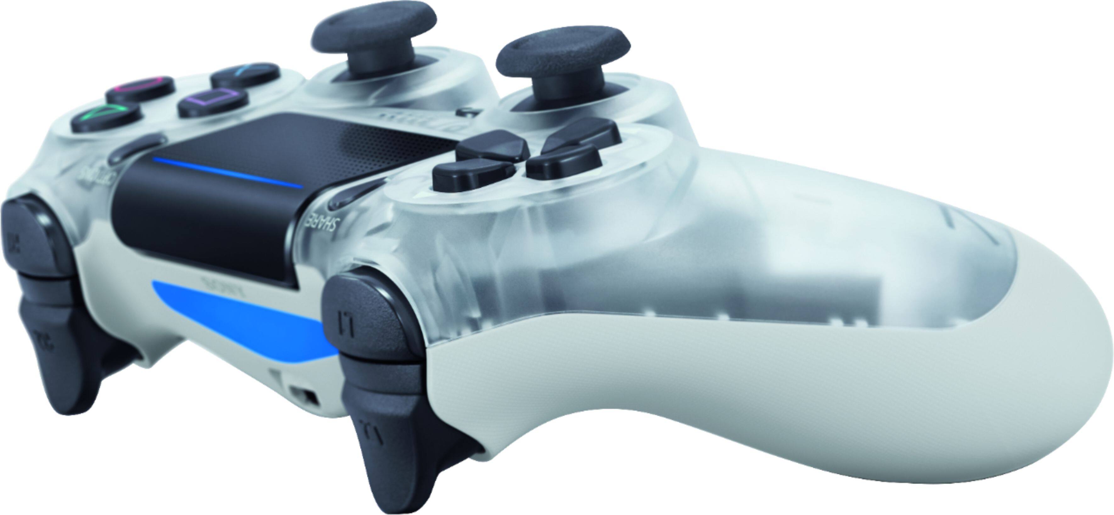 Alt View 12. Sony - Geek Squad Certified Refurbished DualShock 4 Wireless Controller for PlayStation 4 - Crystal.