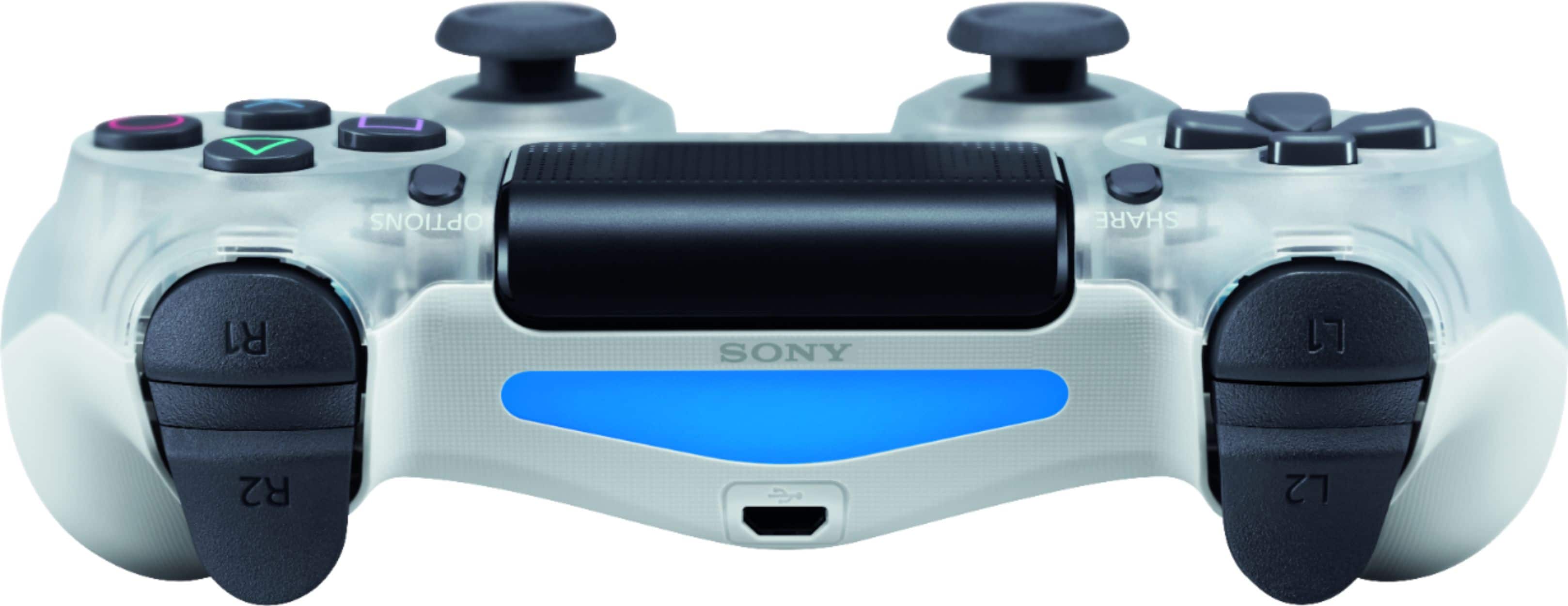 Alt View 13. Sony - Geek Squad Certified Refurbished DualShock 4 Wireless Controller for PlayStation 4 - Crystal.