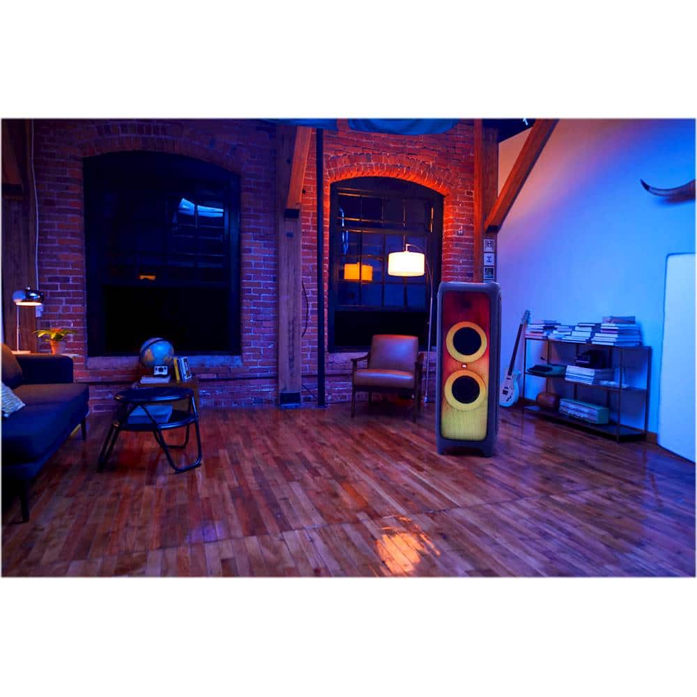 Alt View 28. JBL - PartyBox 1000 Portable Bluetooth Speaker - Black.