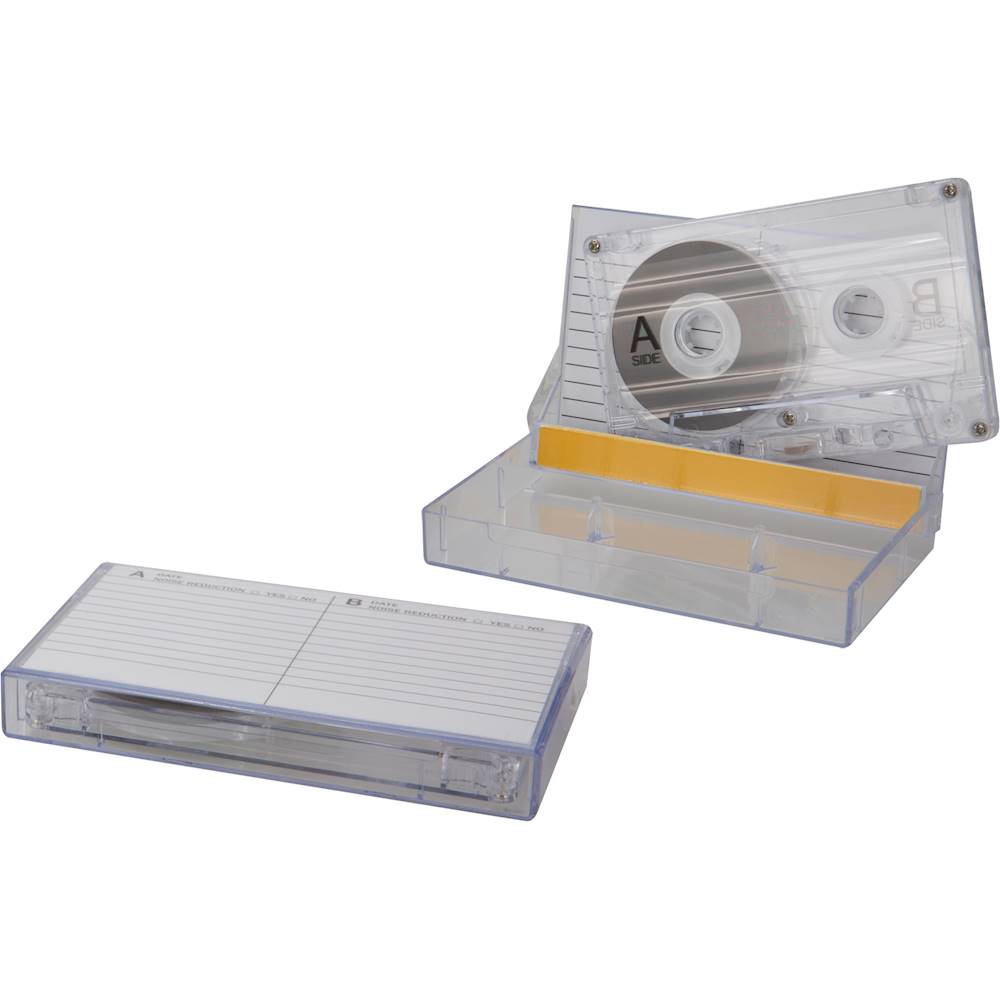 Best Buy: Memorex Blank Audio Cassettes (2-Pack) Clear MCT20