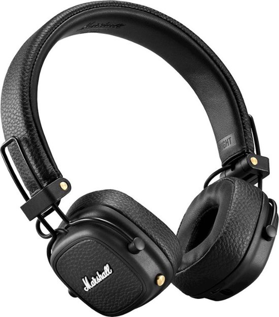 Marshall – Major III Bluetooth Wireless On-Ear Headphones – Black
