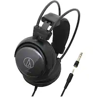 Audio-Technica - SonicPro ATH-AVC400 Wired Over-the-Ear Headphones - Black - Front_Zoom
