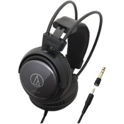 Audio-Technica - SonicPro ATH-AVC400 Wired Over-the-Ear Headphones - Black - Front_Zoom