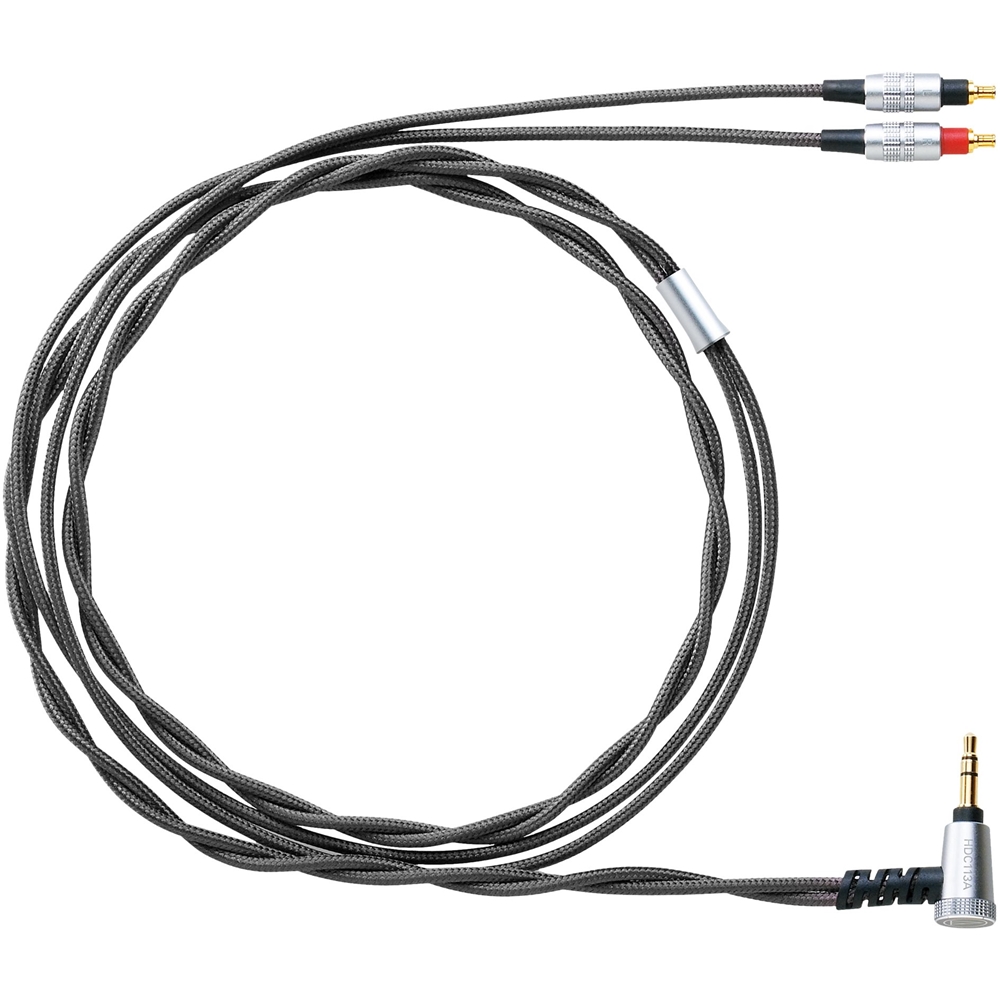 Angle View: Audio-Technica - 4' Headphones Cable - Black