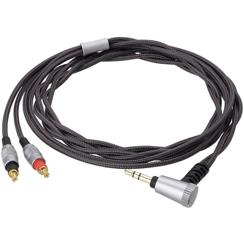 Alt View 11. Audio-Technica - 4' Headphones Cable - Black.