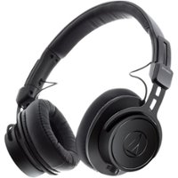 Audio-Technica - ATH M60x Wired Over-the-Ear Headphones - Black - Front_Zoom