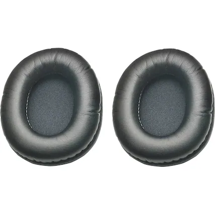 Front. Audio-Technica - M-Series Replacement Earpads - Black.