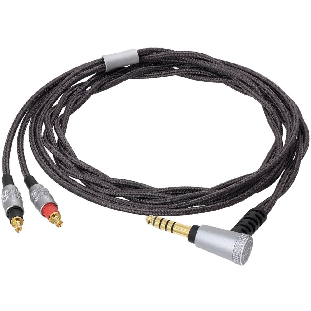 Alt View 12. Audio-Technica - 4' Headphones Cable - Black.