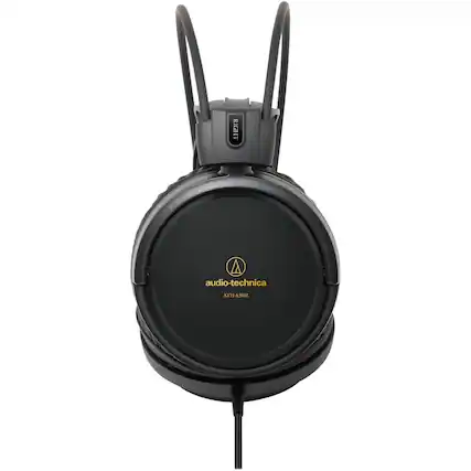 Angle. Audio-Technica - Art Monitor ATH-A550Z Wired Over-the-Ear Headphones - Black.