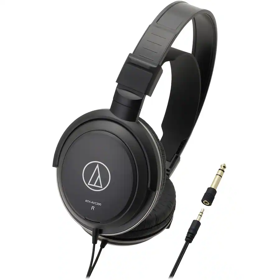 Audio-Technica Audio Technica ATH-AVC200 Wired SonicPro Over-Ear Headphone Black
