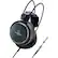 Front. Audio-Technica - Art Monitor ATH-A990z Wired Over-the-Ear Headphones - Black.