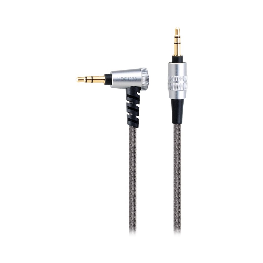 Angle View: Audio-Technica - 4' Stereo Audio Cable - Brown