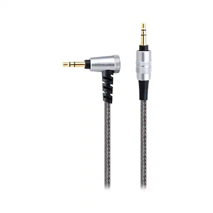 Angle. Audio-Technica - 4' Stereo Audio Cable - Brown.